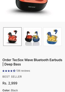 TECSOX Wireless Earbuds
