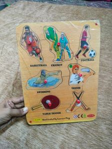Wooden Sports Puzzle for Kids