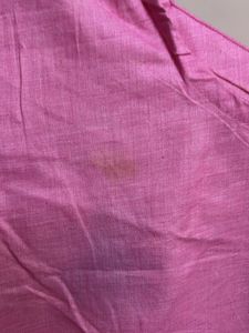 Pink Kurta with Floral Embroidery
