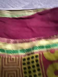 Beautifully Patterned Saree cotton