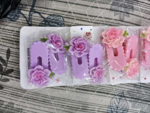 Cute Floral Hair Clips Set