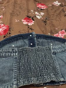 Denim Tube Top