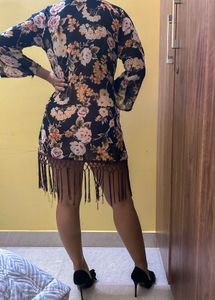 Sexy floral Shrug