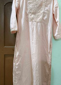 Rangriti Striped Thread Work Kurta with Palazzos &