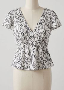 Flowy Floral Print Tunic Top