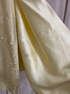 Butter yellow kurta suit set