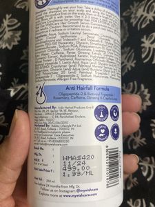 WishCare Multi-Peptide Anti Hairfall Shampoo