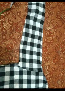 Black &amp; White Checkered Shirt