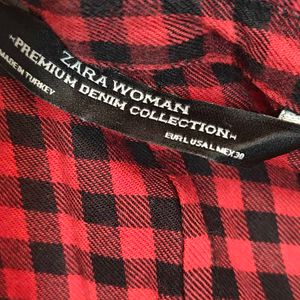 Zara denim premium collection dress
