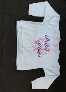 Light Blue "Perfect Angel" Graphic Sweatshirt