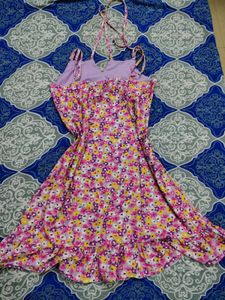 Floral Print Summer Mini Sexy Dress