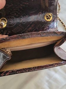 Vintage Embossed Small Shoulder Bag