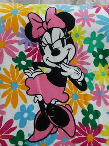 Minnie Mouse Floral Beach Towel