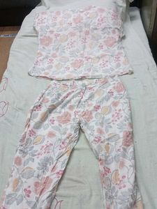 Floral Print Pajama Set
