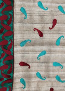 Pure Ghicha Tussar Silk Saree