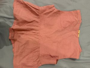 Chic Twisted Front Peplum Top