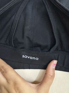 Comfortable Black Sports Bra