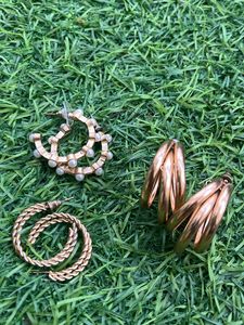 3 pair Hoops