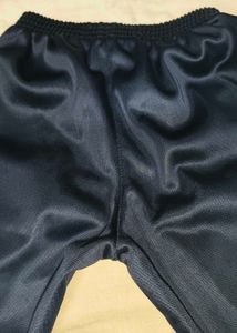 Navy Track Pants - Yellow Stripe