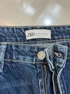 PRICE DROP‼️ZARA Straight High Waist Jeans - 34