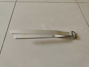 Used Wooden Belan And Sticks With Aluminium Tong