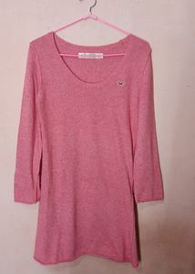 Hollister Pink Sweater Dress