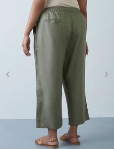 Westside Gia Curves Olive Green Pants