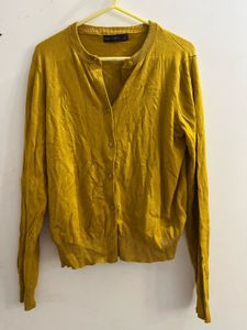 Mustard Yellow Cardigan