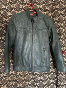 Men's Green Leather Jacket