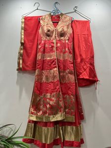 Pure Banarsi Anarkali Suit Set