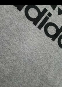 Adidas Grey Trefoil Logo T-Shirt fitted Dress