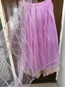 💜Lavendar Lehenga set,Embroidered