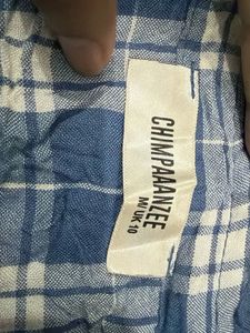 Blue & White Checkered Shirt