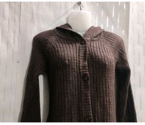 Long Hoodie Cardigan Sweater