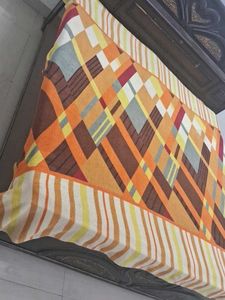 Cozy Geometric Print Blanket