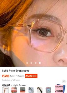 Stylish Clear Frame Eyeglasses