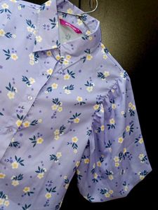 Cute Floral Print Top