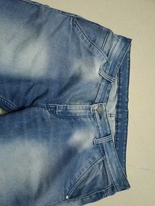 Men's Blue Washed Jeans