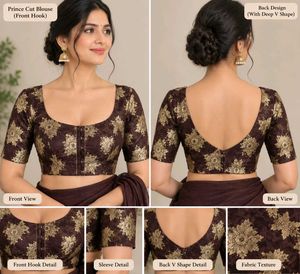 Elegant Printed Blouse