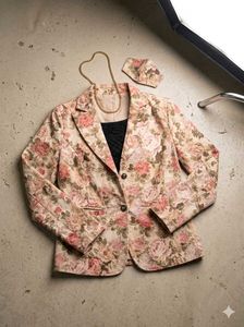 Floral Print Blazer