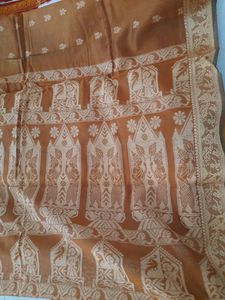 Coimbatore cotton silk with heavy thread pallu
