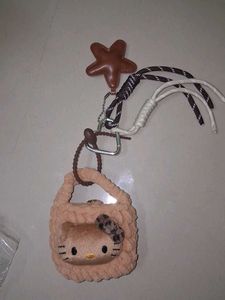 Cute Hello Kitty Keychain Bag Charm