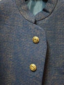 Men's Navy Blue Ethnic Jacket