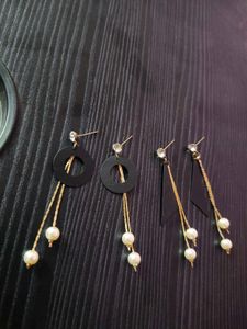 Elegant Pearl Drop Earrings