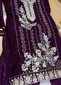 Elegant Purple Kurta Set with Dupatta