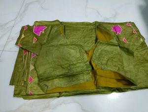 Silk Saree And Blouse