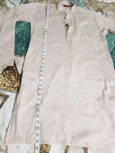Men's Beige Kurta