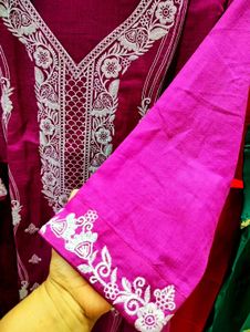 kurti set with dupatta and pant