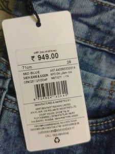 SHEIN Women's Mid High Waist Straight Leg Jeans