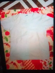 Basic White V-Neck T-Shirt